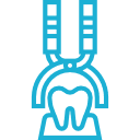 blue teeth extraction icon